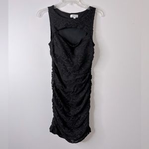 Black Lace Cocktail Dress.